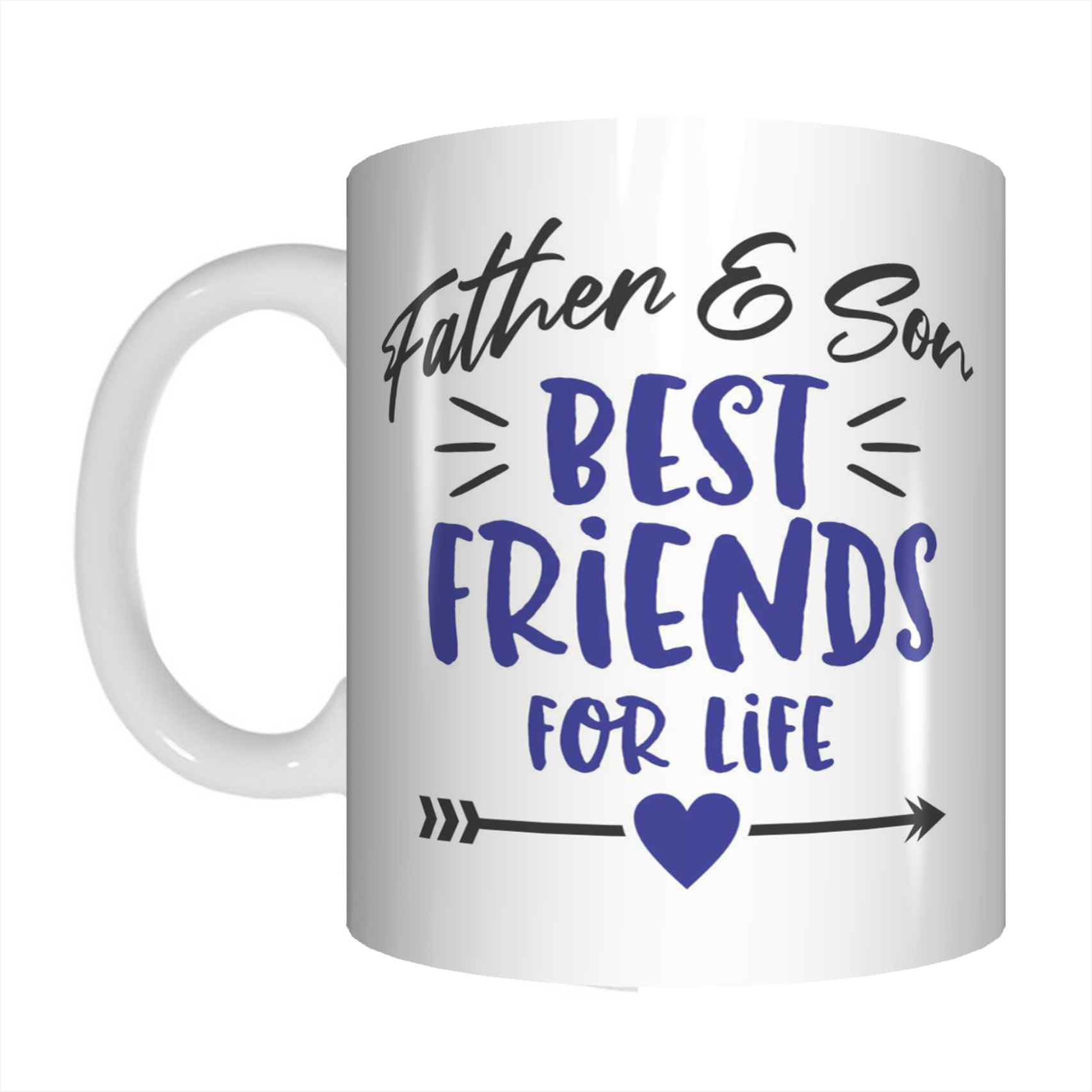 Father And Son Best Friends For Life Coffee Mug Gift For Dads On Father's Day FDG07-92-26023 - fair-dinkum-gifts