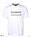 FCUKOFF I'm Social Distancing 1.5m Rude Tee T-Shirt CRU01-1HT-24026