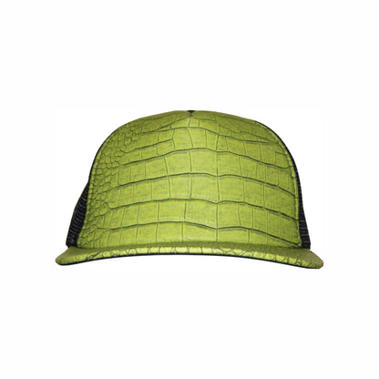Flat Peak Truckers Cap Hat Australian Design Mens Womens Unisex Green - fair-dinkum-gifts