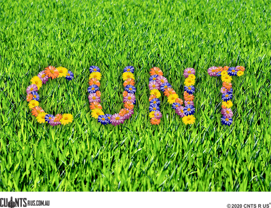 Flowery Cunt Decorative Placemat FDG26-22-8195