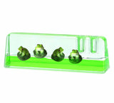 Oily Pen Holders Office Desk Accessories Aussie Gifts Souvenirs Coloured Liquid with Floaters - fair-dinkum-gifts