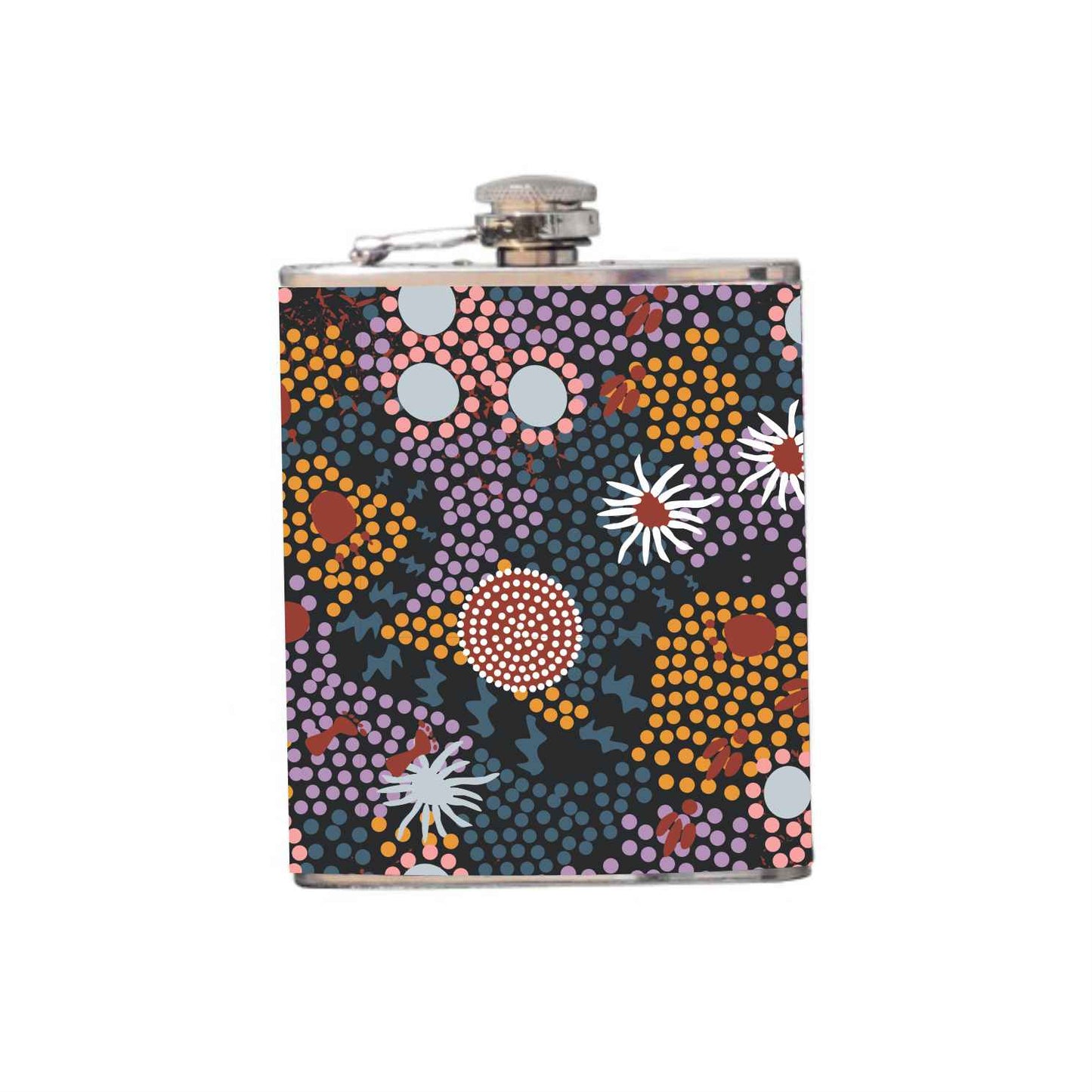Aboriginal Design Hip Flask 180ml