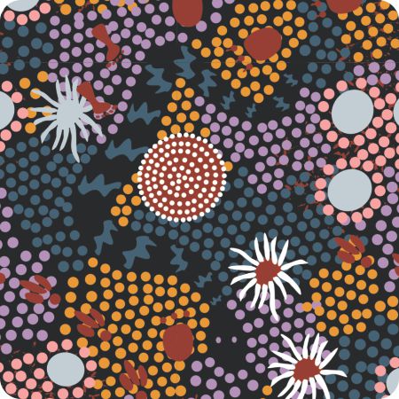 Art Down Under Aboriginal Handkerchief