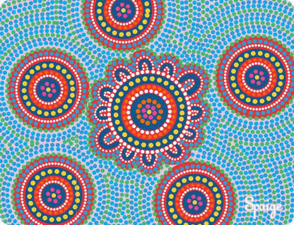 Cork Placemats with Aboriginal Designs