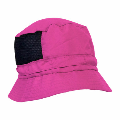 BUCKET HAT MICROFIBRE LIGHT WEIGHT WITH MESH SIDES UNISEX 12 COLOURS AVAILABLE - fair-dinkum-gifts
