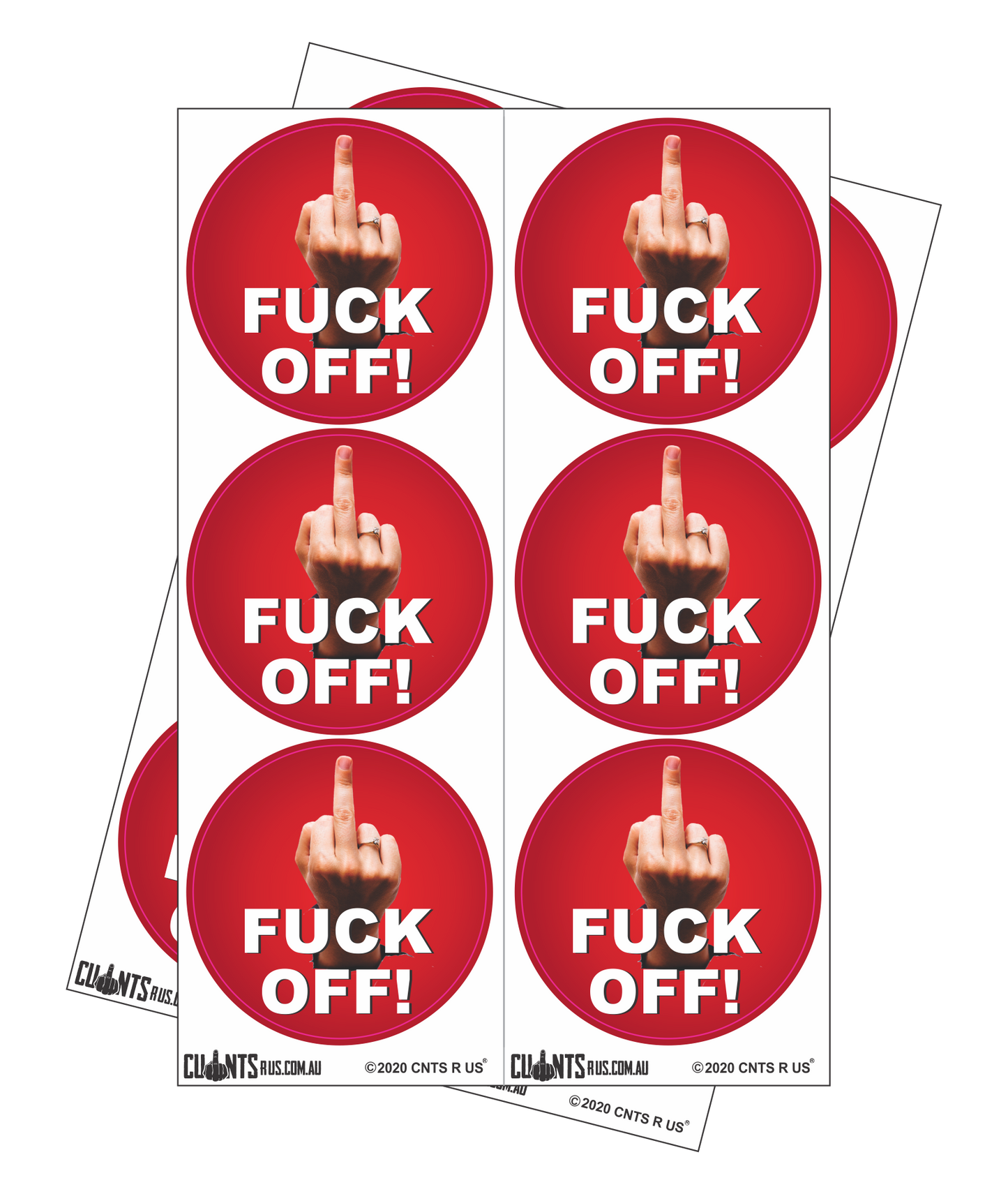 Sticker Pack - Fuck Off CRU18-23R-11050