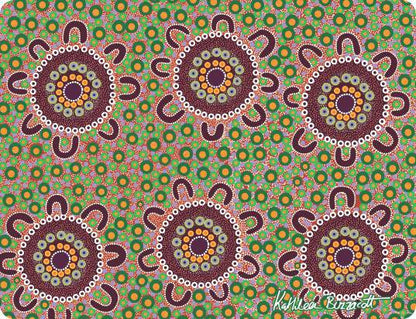 Cork Placemats with Aboriginal Designs