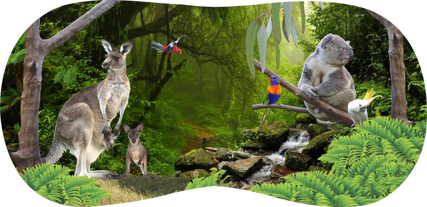 Glasses Case Neoprene w/Belt Clip Aussie Designs Australian Themes Animals Souvenirs