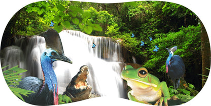 Glasses Case Neoprene w/Belt Clip Aussie Designs Australian Themes Animals Souvenirs - fair-dinkum-gifts