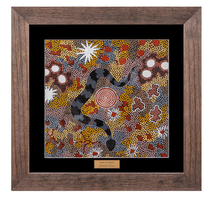 Bulurru Aboriginal Art Canvas Print  Unstretched - From The Bush By Gabriella Possum