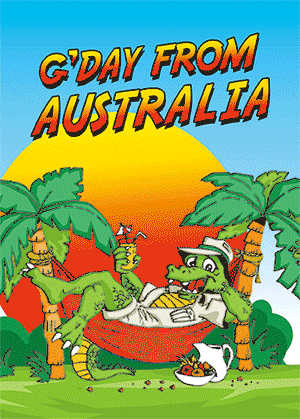 3D Printed Australia Greeting Cards Aussie Australian Souvenirs CLEARANCE - fair-dinkum-gifts