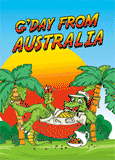3D Printed Australia Greeting Cards Aussie Australian Souvenirs CLEARANCE - fair-dinkum-gifts