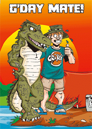 3D Printed Australia Greeting Cards Aussie Australian Souvenirs CLEARANCE - fair-dinkum-gifts