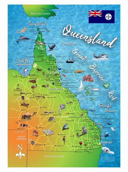 Microfibre Teatowels Australian Designs