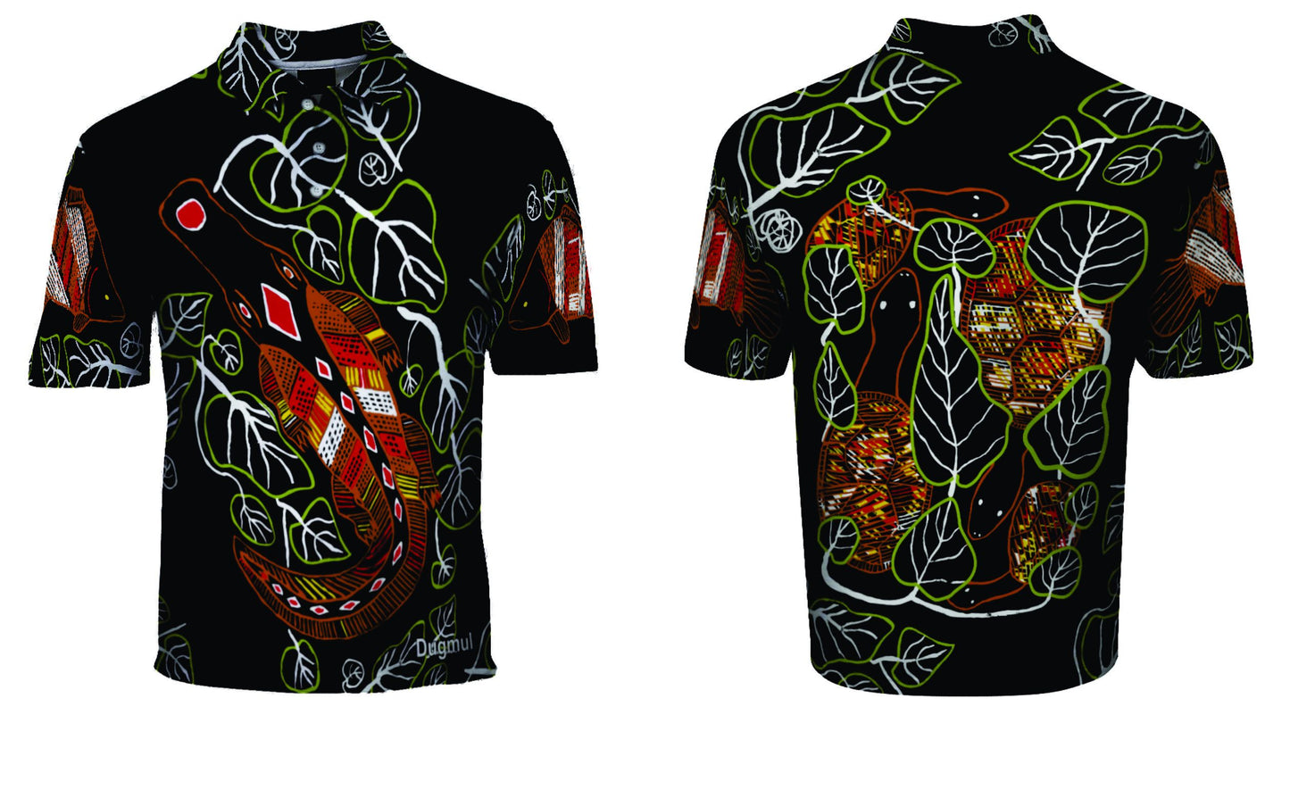 Graham Kenyon Polo Shirt - Dugmul Indigenous Art
