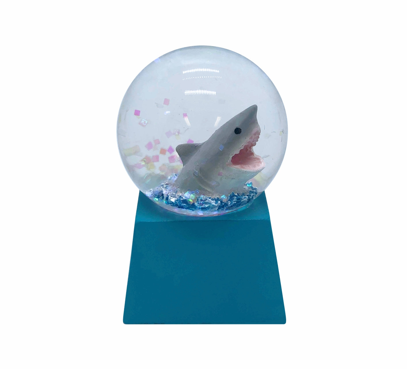 Waterball Glass Square Base 45mm Glitter Globe Aussie Gifts Souvenirs Australian Animals - fair-dinkum-gifts