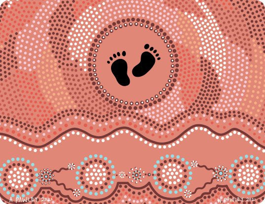 Cork Placemats with Aboriginal Designs