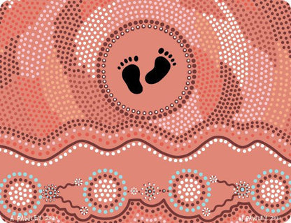 Cork Placemats with Aboriginal Designs