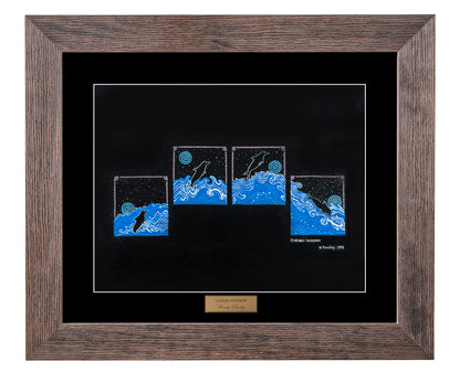 Bulurru Aboriginal Art Canvas Print Unstretched - Guraki Wisdom By Wendy Pawley