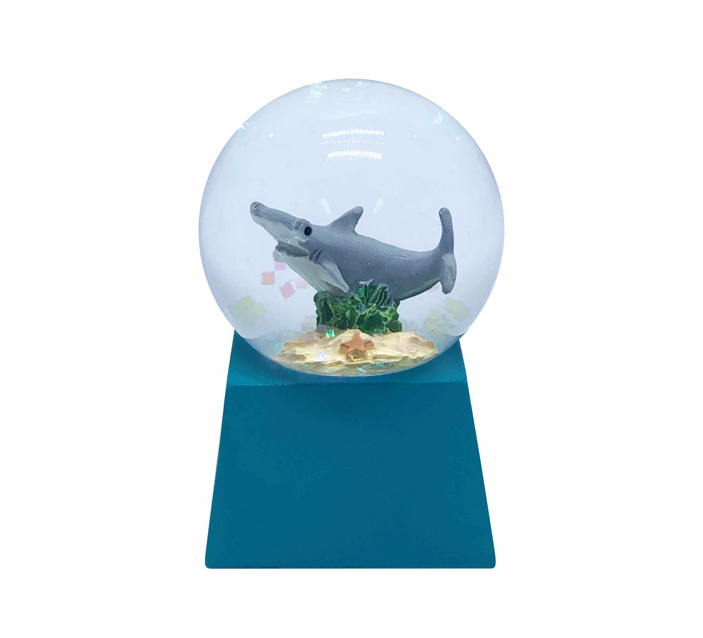 Waterball Glass Square Base 45mm Glitter Globe Aussie Gifts Souvenirs Australian Animals - fair-dinkum-gifts