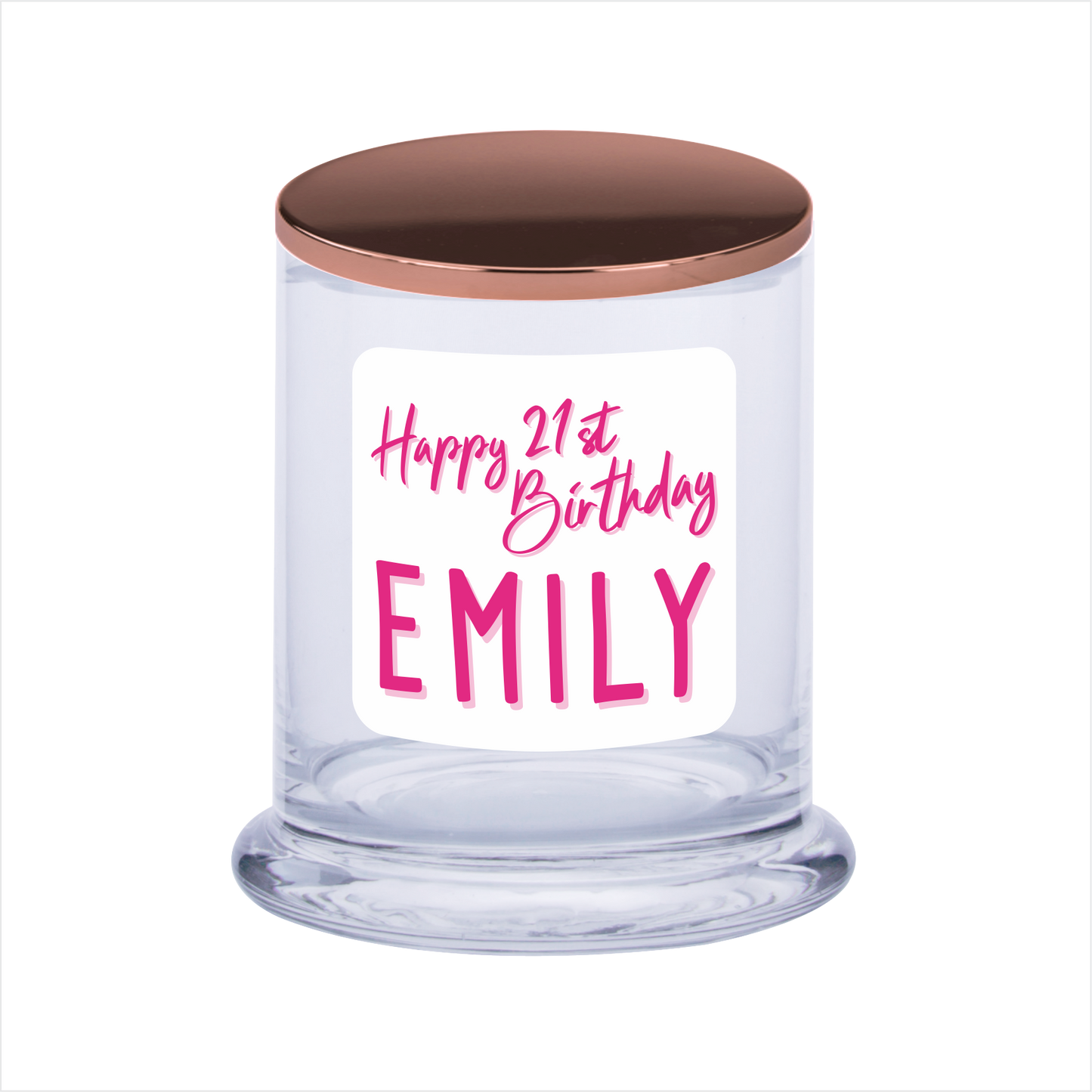 Personalised Happy Birthday Soy Scented Candle Birthday Gift Customised Age Name - fair-dinkum-gifts