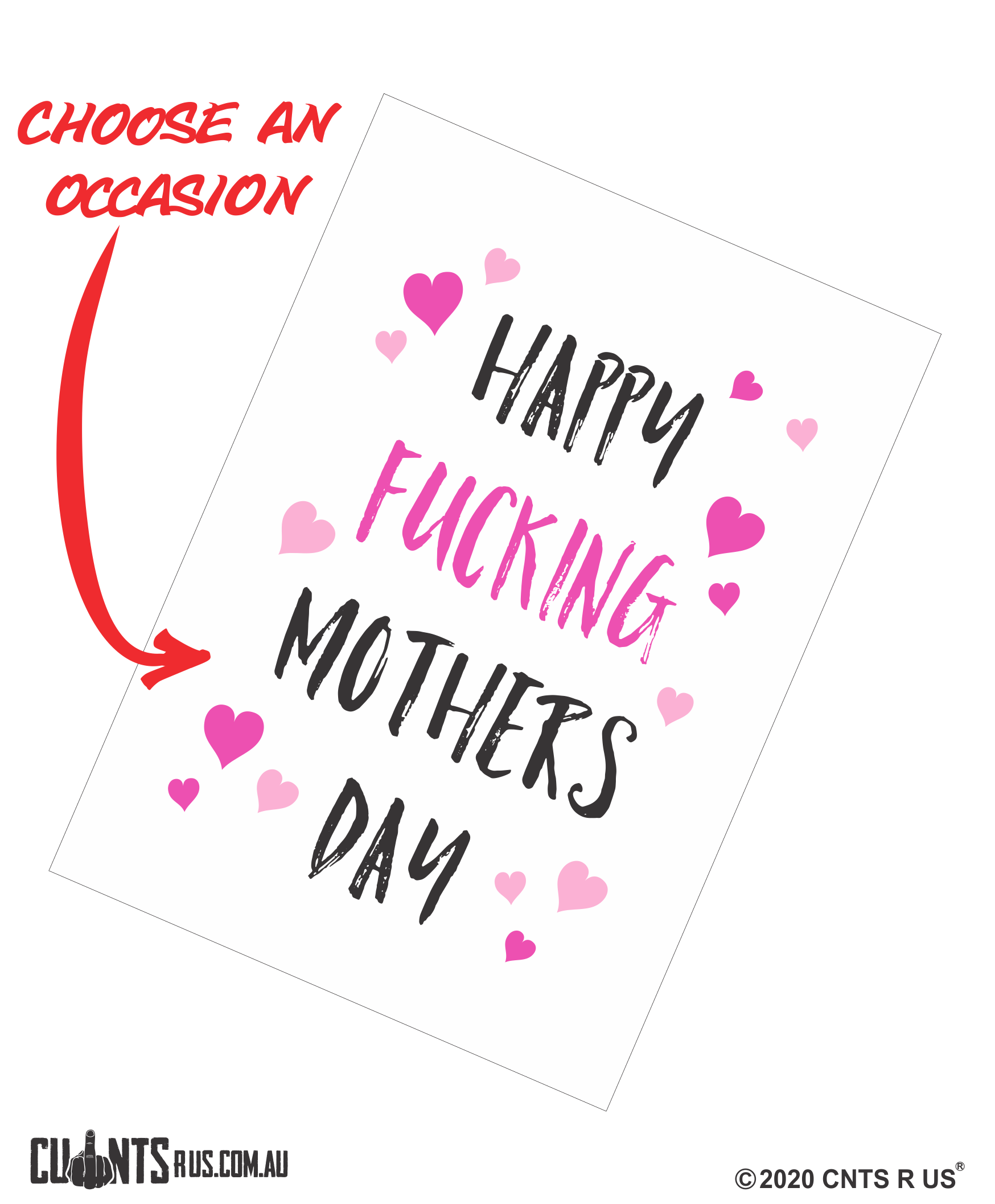 Happy Fucking Mother's Day Cotton Teatowel CRU03-03-14011 - Fair Dinkum Gifts