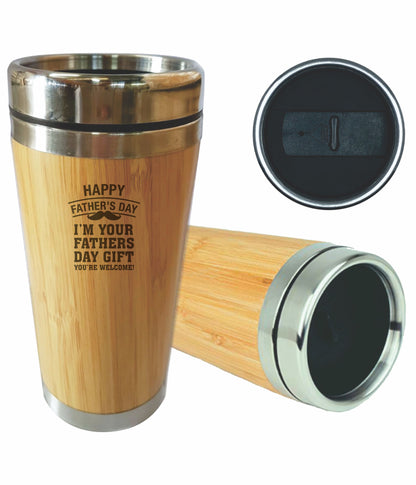 Fathers Day Travel Mug I'm Your Fathers Day Gift Dad Coffee Flask - fair-dinkum-gifts