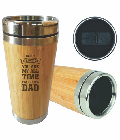 Fathers Day Travel Mug You Are My All Time Favourite Dad Coffee Flask - fair-dinkum-gifts