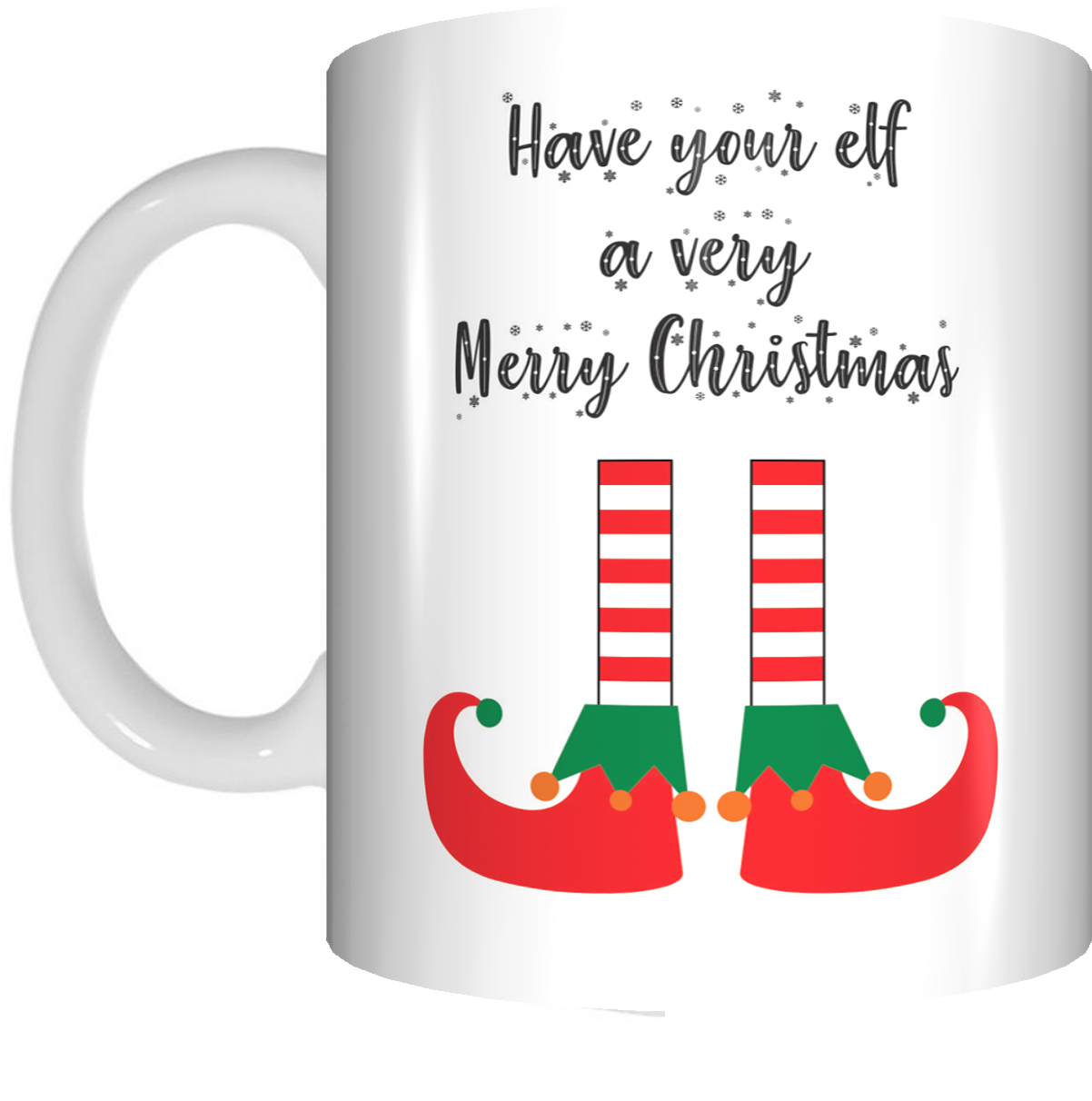 Have Your Elf A Very Merry Christmas Coffee Mug Gift Present Xmas Cup - fair-dinkum-gifts