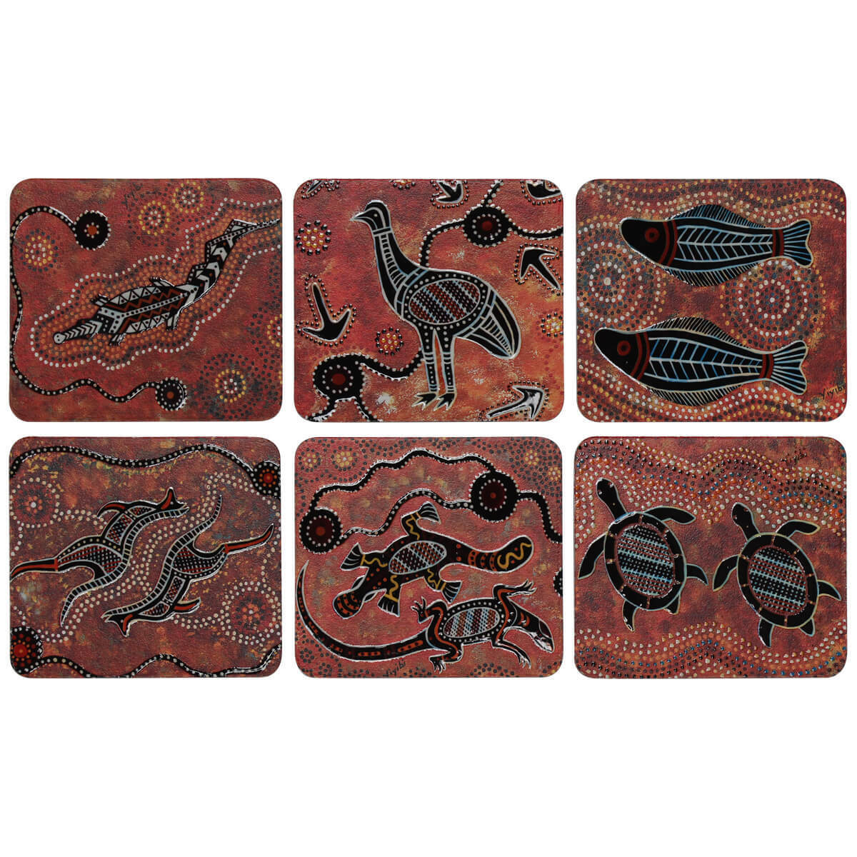 Coasters Yiyibi | Set of 6