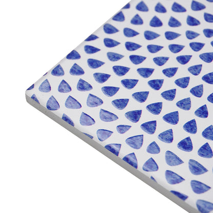 Ceramic Coasters Drops Blue