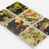 Ceramic Coasters Toulouse Lautrec | Set of 4