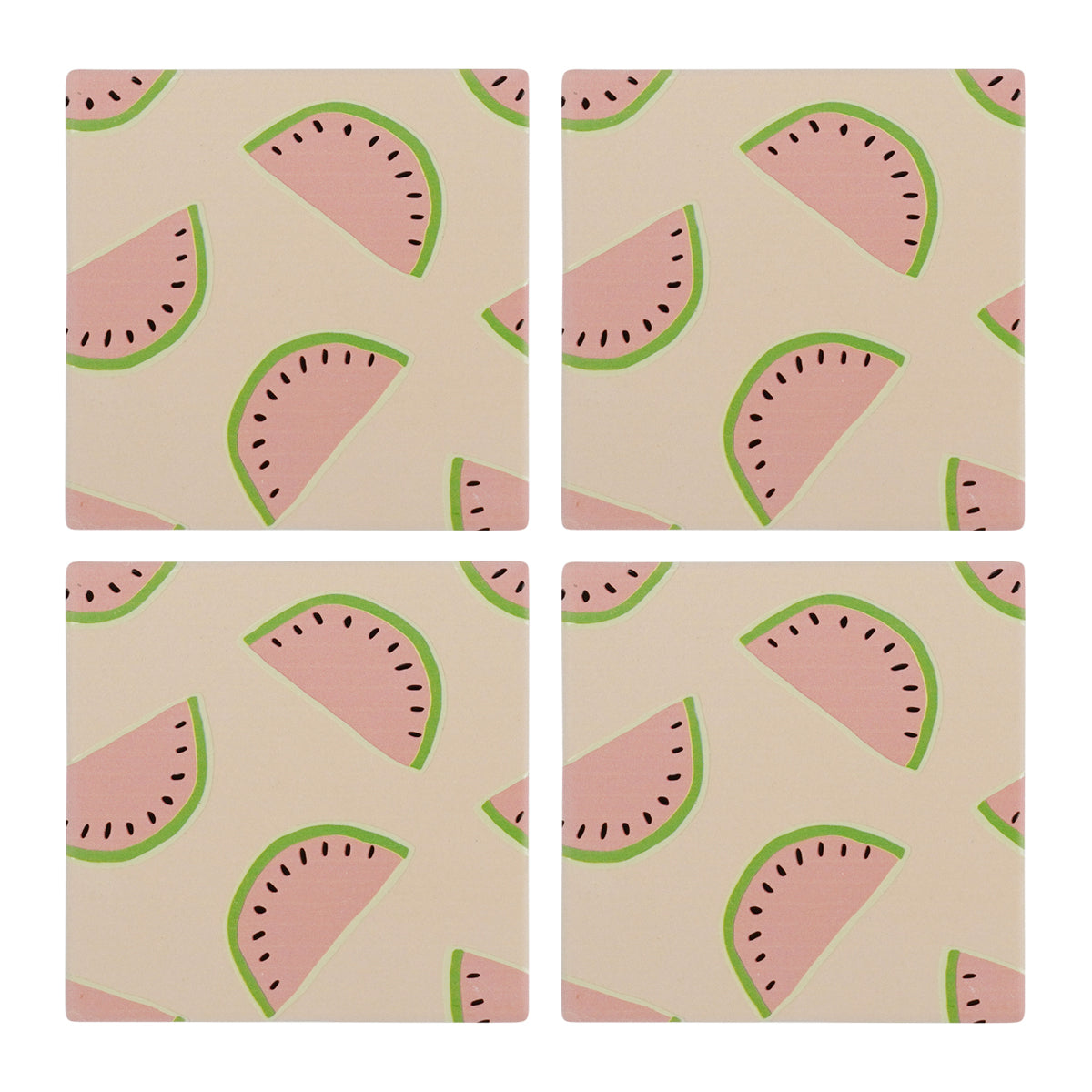 Ceramic Coasters Watermelons