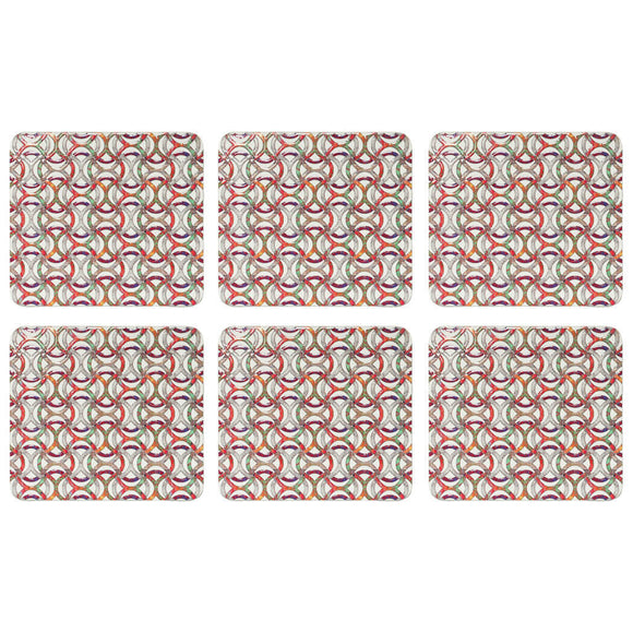 Coasters Laced Tile | Set of 6