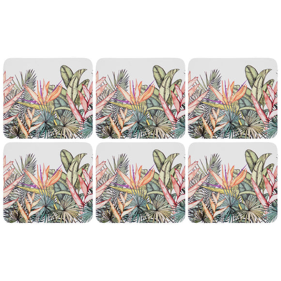 Coasters Bird of Paradise Plant | Set of 6