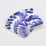 Coasters Tropical Blue Plant | Set of 6