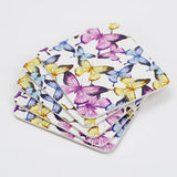 Coasters Butterflies Multicolour | Set of 6