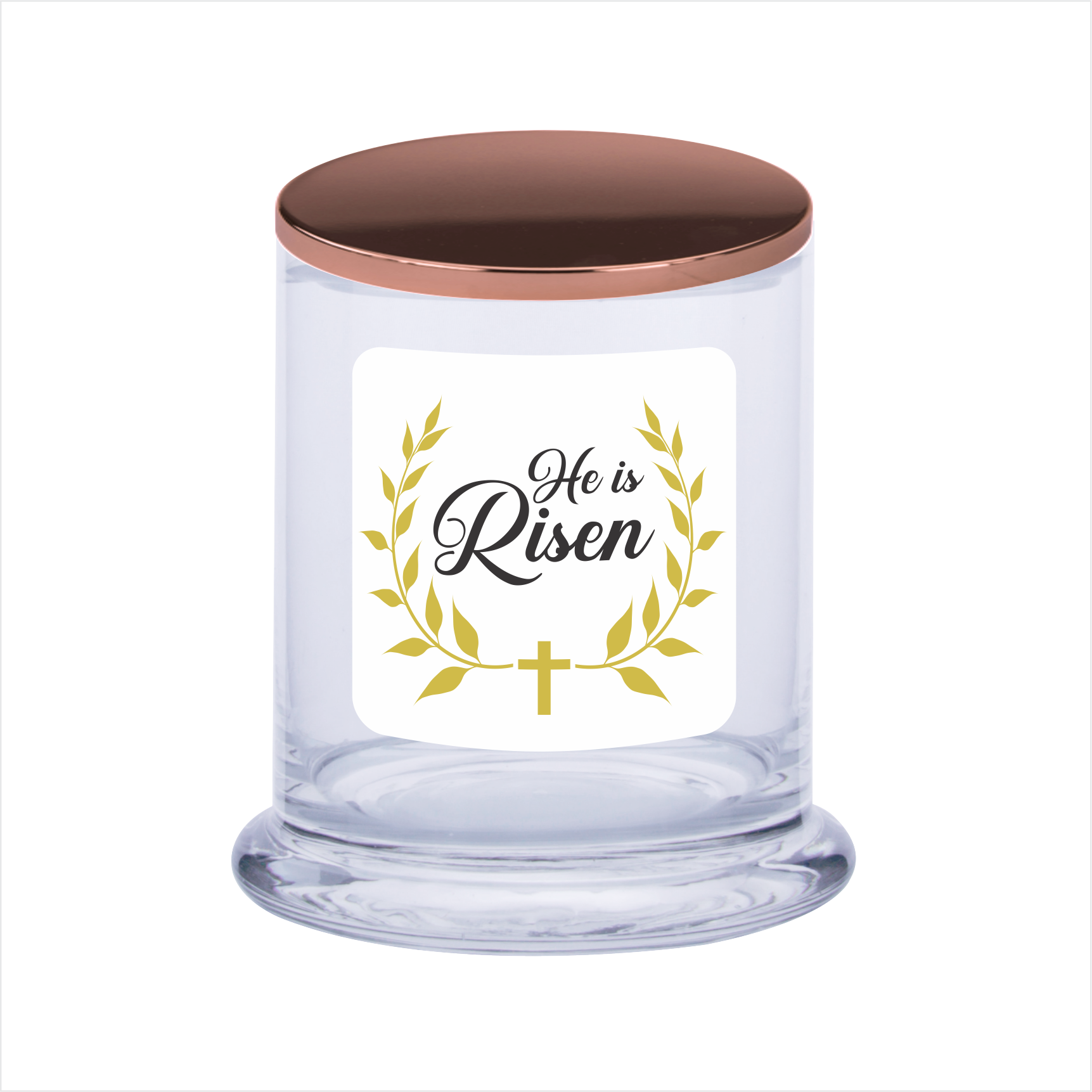Easter He Is Risen Soy Scented Candle Religious Gift - fair-dinkum-gifts