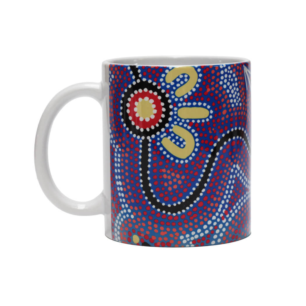Mug Underwater Dance Blue Red