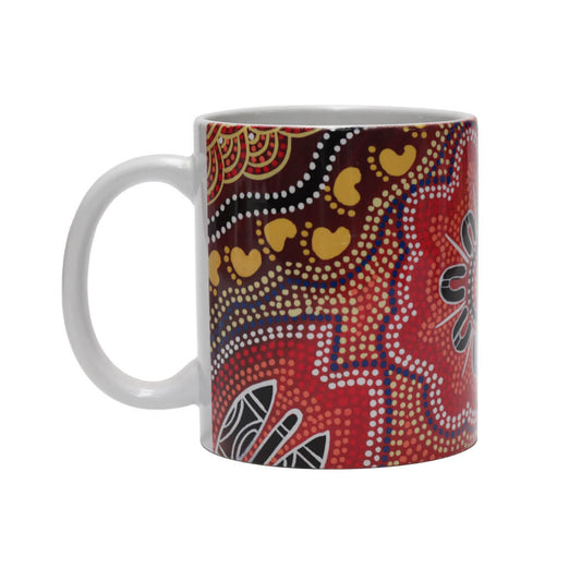 Mug Waterhole Tucker Red Brown