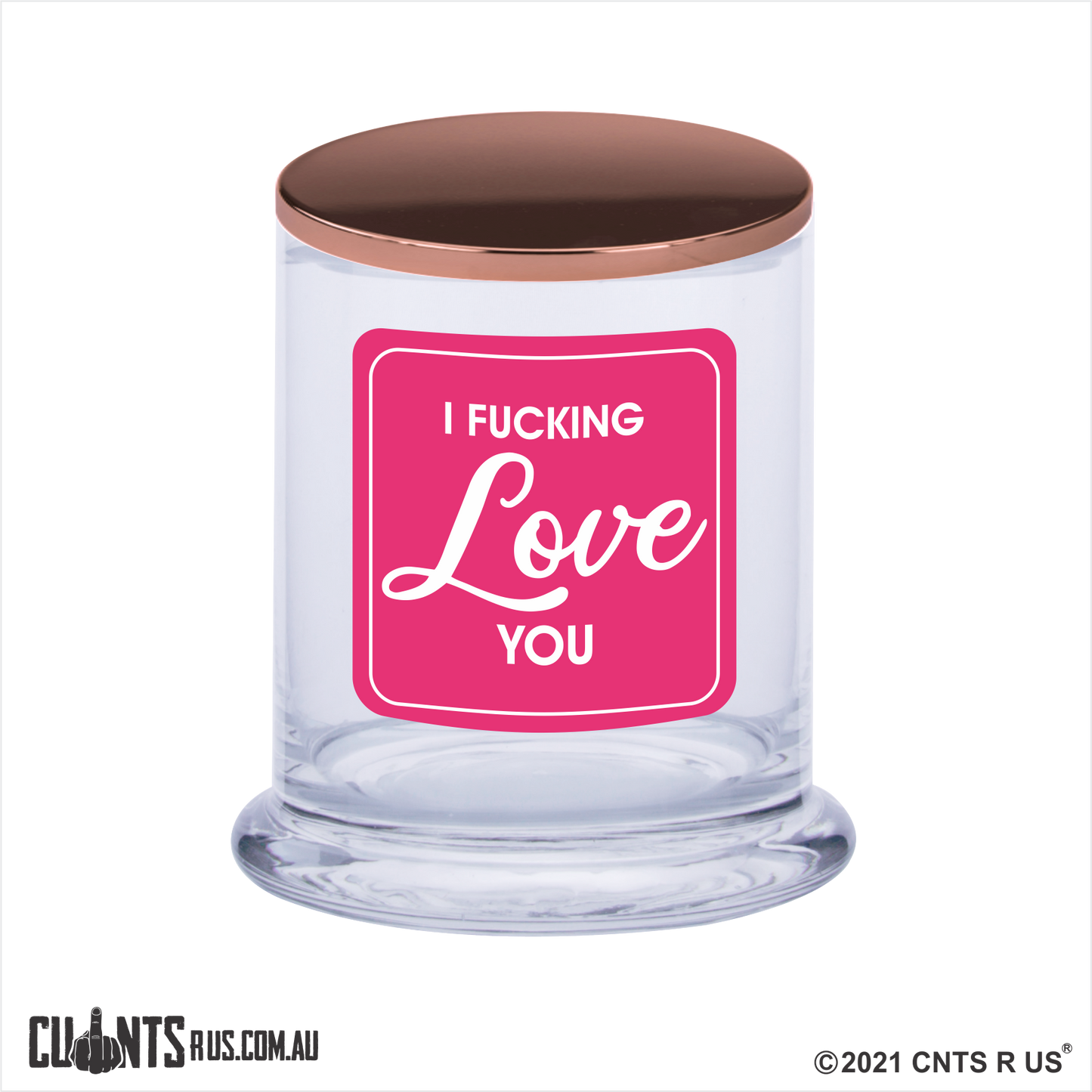 I F*cking Love You Scented Candle Rude - fair-dinkum-gifts