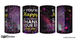 If You're Happy And You Know It Stubby Holder CRU26-40-12144 - fair-dinkum-gifts