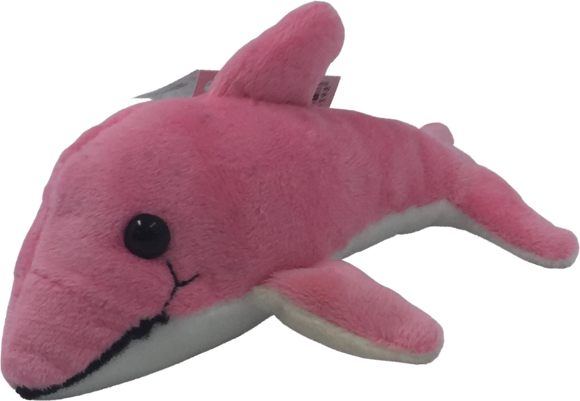 Mini Dolphin Plush Pink or Grey Dolphin Calf Toy 10cm