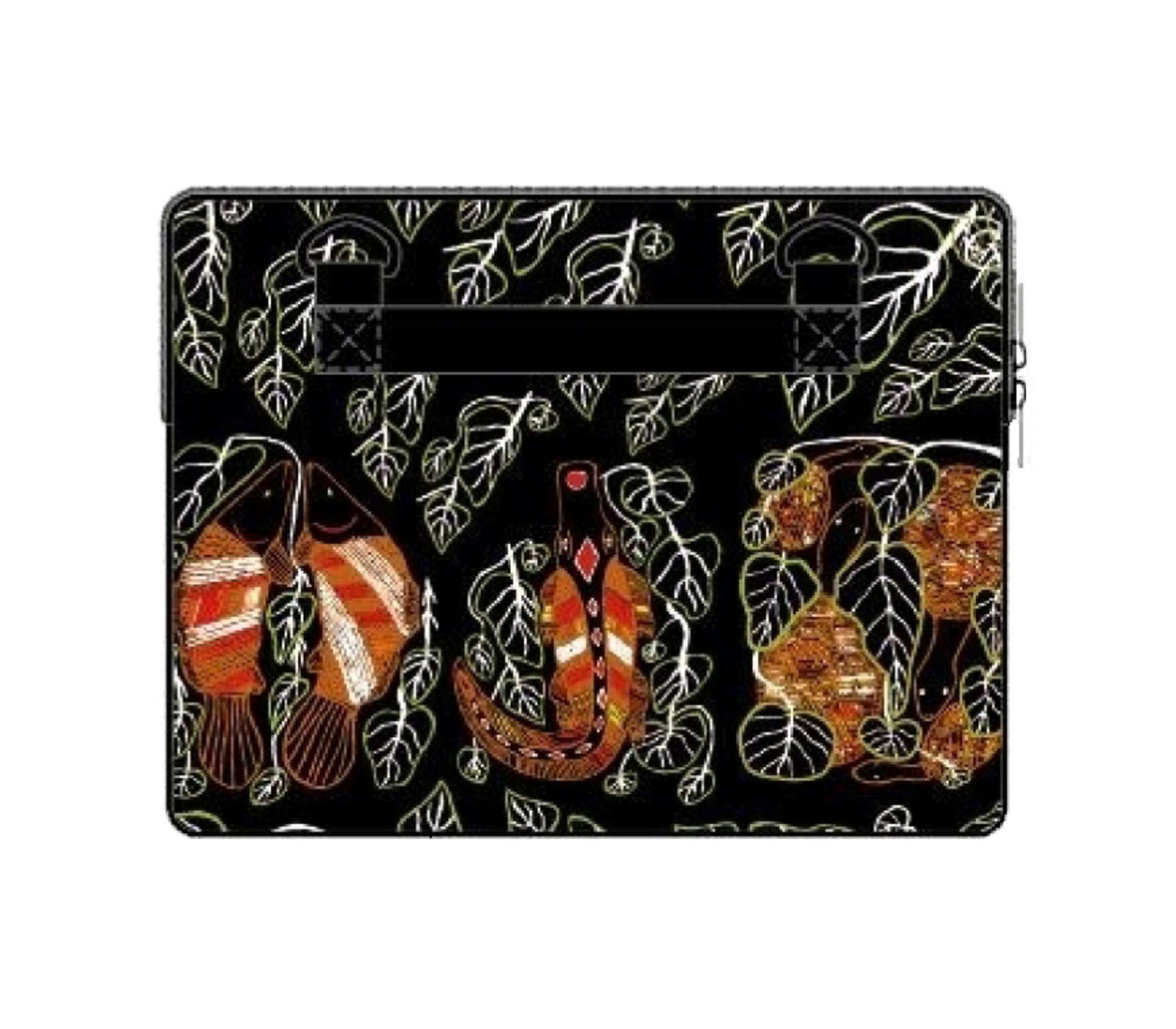 Graham Kenyon Ipad Case Bag with Zip and Strap Aboriginal Indigenous Art - fair-dinkum-gifts