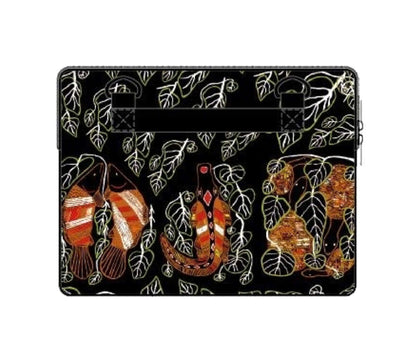 Graham Kenyon Ipad Case Bag with Zip and Strap Aboriginal Indigenous Art - fair-dinkum-gifts