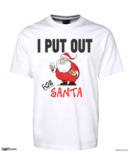 I Put Out For Santa T-Shirt CRU01-1HT-24032