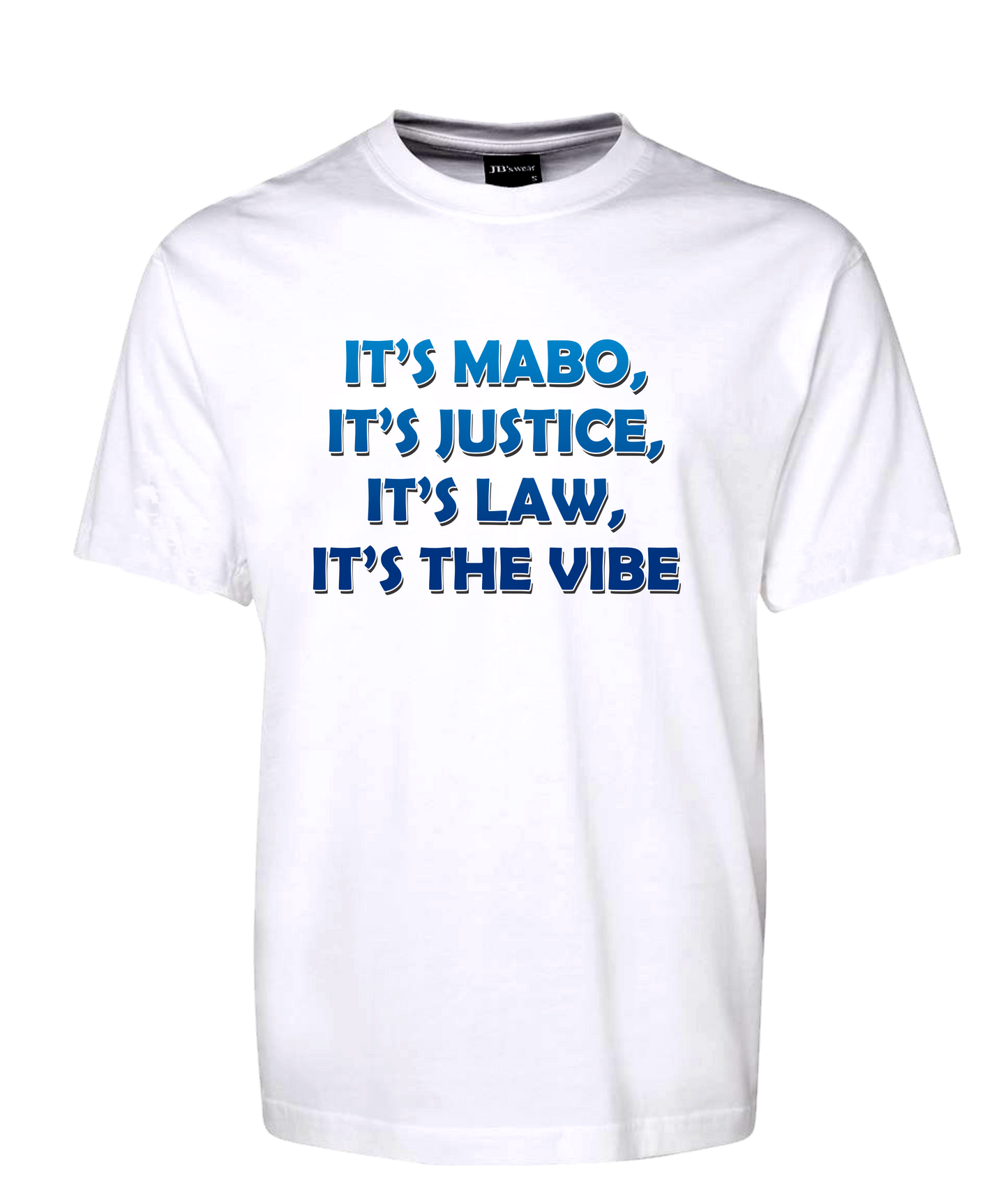 It's MABO It's Justice It's Law It's The Vibe T-Shirt The Castle Movie Tee FDG01-1HT-23025