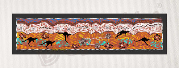 Bulurru Aboriginal Art Canvas Print Unstretched - Kamilaroi By Wendy Pawley