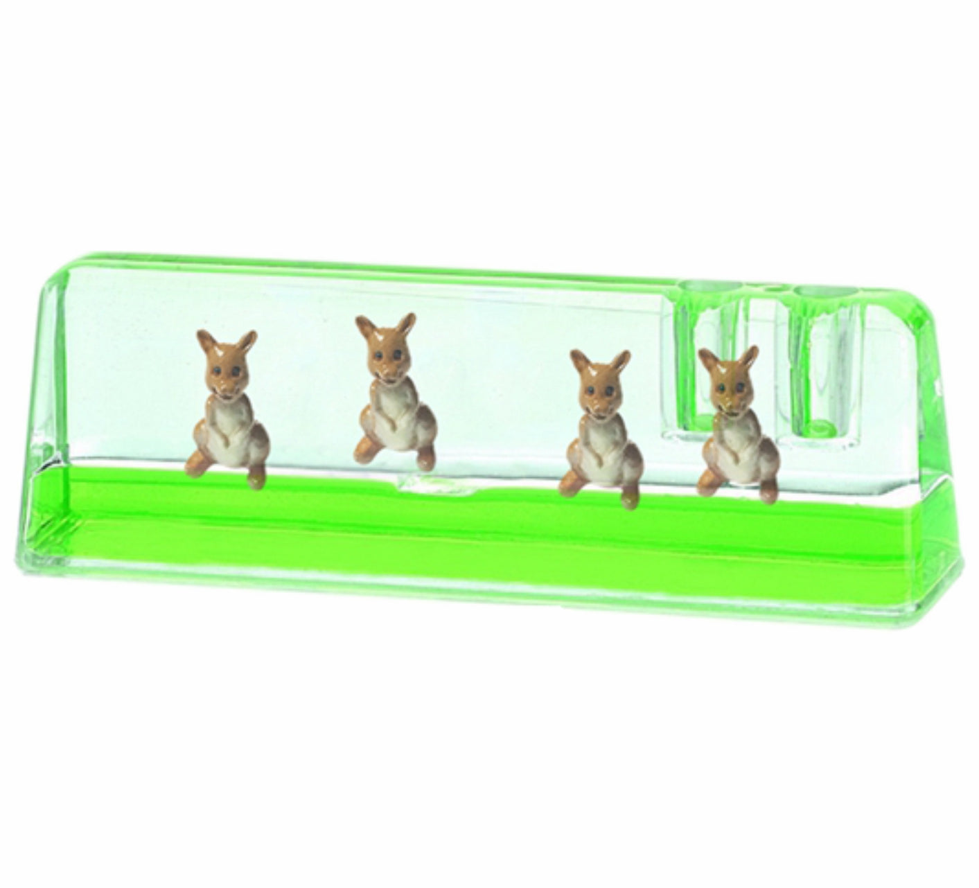 Oily Pen Holders Office Desk Accessories Aussie Gifts Souvenirs Coloured Liquid with Floaters - fair-dinkum-gifts