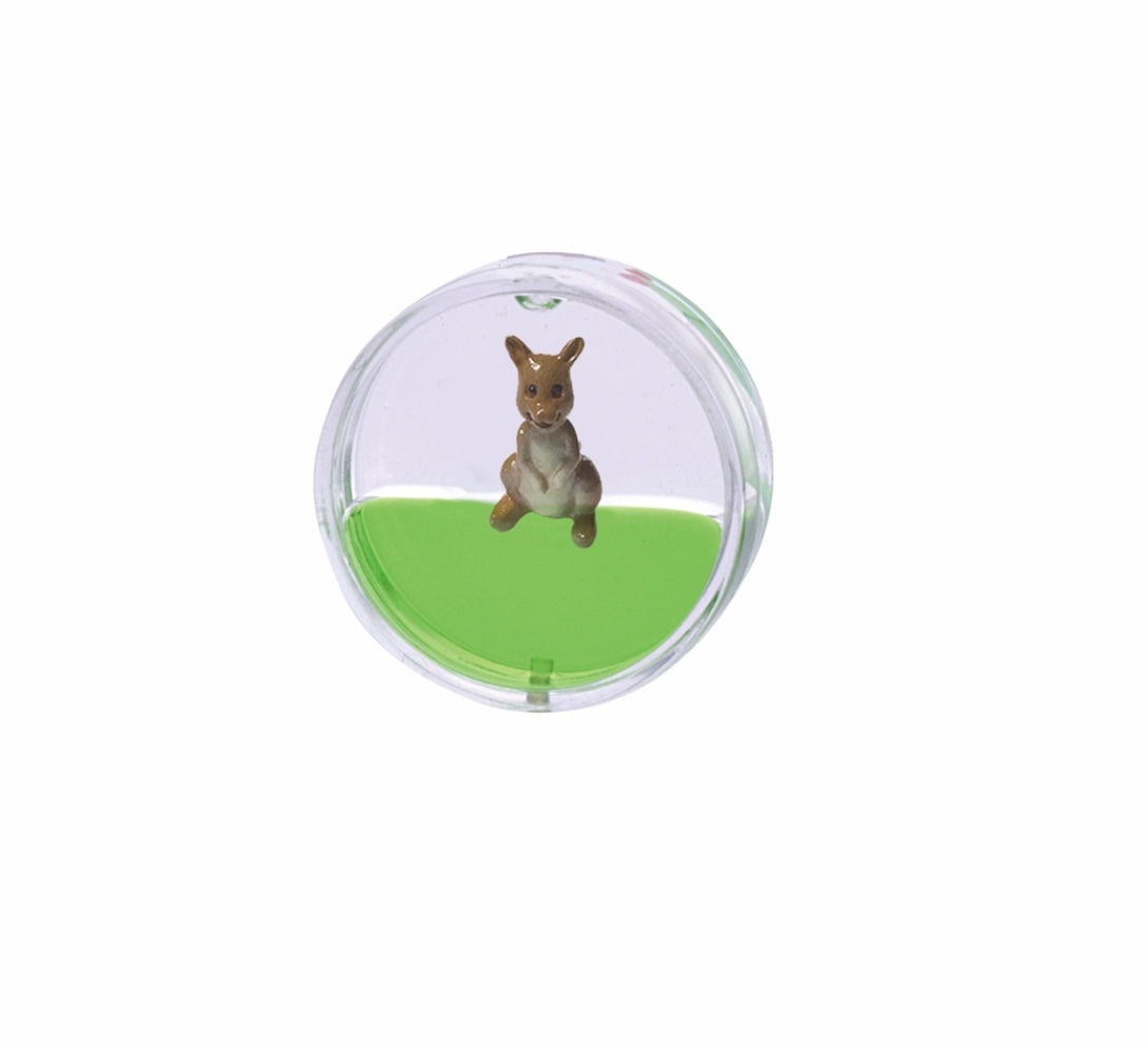 Oily Disc Fridge Magnets Floating Aussie Animals Snowman - fair-dinkum-gifts